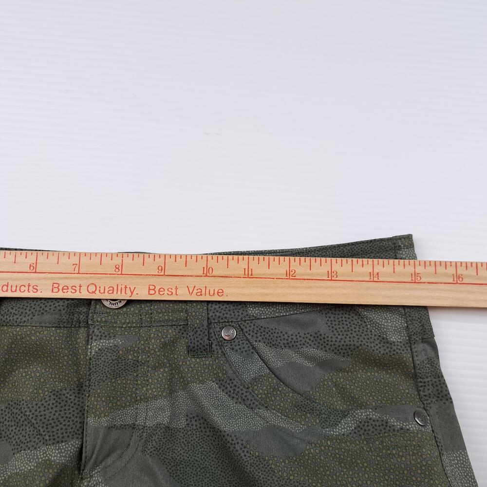 Kuhl Pants Womens 4 Green Camo Cargo Lightweight Hiking Outdoor Travel Trail - Picture 7 of 14